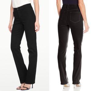 NYMJ Marilyn Straight Jeans Black